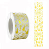 3 PCS Christmas Bronzing Gift Sticker Package Seal Sticker, Size: 30x80mm(K-252)