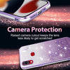 For Samsung Galaxy A10s Gradient Glitter Flower All-inclusive Phone Case(Purple)