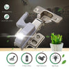 0.3W Universal Inner Hinge LED Sensor lamp Cupboard 3 LEDs Night light Auto ON/OFF Bulb(White Light)