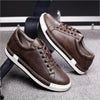 Baroque Shoes Casual PU Leather Sports Shoes for Men, Size:47(Brown)