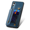 For Samsung Galaxy A04 4G Retro Leather Zipper Wallet Back Phone Case(Blue)