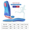 1 Pair 641 Casual Non-slip Shockproof Breathable Arch Of Foot Sports Insole Shoe-pad, Size:S (225-250mm)(Grey)