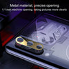 2 PCS 10D Full Coverage Mobile Phone Metal Rear Camera Lens Protection Ring Cover for Xiaomi Mi 9(Black)