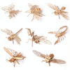 5 PCS MQY005 Children Educational Early Education DIY Hand-Assembled 3D Animal Model Puzzle Toy(Praying Mantis)