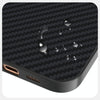 For iPhone 15 Pro Max ABEEL C Carbon Fiber Series 6D Micro Relief MagSafe Phone Case(Black)