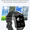 F100 1.7 inch HD Square Screen TPU Strap Smart Watch Supports Body Temperature Monitoring/Blood Oxygen Monitoring(Blue)