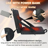 Outdoor Portable Camping Heated Foldable Cushion, Size: 33x38x4cm(Black)