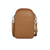 Universal Litchi Texture Phone Crossbody Bag Leather Case for 5.5-7.2 inch Phones(Brown)