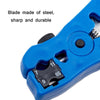 Electrician Multifunctional Coaxial Cable Stripper(Blue PE Bag)