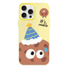 For iPhone 14 Pro Max Skin Feeling Jelly TPU Hybrid PC Phone Case(Celebration Cookies Yellow)