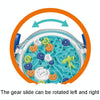 Kids 3D Maze Ball Toys Breakthrough Balance Roller Ball Puzzle Game Thinking Training Labyrinth(Royal Blue)