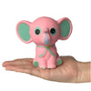 2 PCS Children Slow Rebound Cute Cartoon Elephant Decompression Toy(Pink)