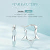 SCE1615 Sterling Silver S925 Simple Versatile Star Earrings