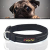 Reflective Dog Collar & Lead Set, Small, Black - Breathable Polyester