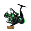 YUMOSHI GL Series Fishing Lines Spinning Reel, Specification: GL2000 Black