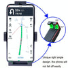 A04 Metal Motorcycle Mobile Phone Navigation Bracket Bicycle Frame Multifunctional Car Fixed Clamp(M8 Ball Header Installation Model)