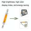 118mm 20W R7S LED COB Dimmer Glass Lamp Double-end Horizontal Plug-in Light(220v Cold White Light)