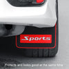 2pcs Car Tire Mud Flap Modification Plastic Anti-Splash Mud Flap, Style: Large Sports
