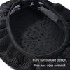 Motorcycle Breathable Massage Waterproof Sun-proof Silicone Seat Cushion(Black)