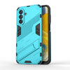 For Samsung Galaxy A26 5G Punk Armor 2 in 1 PC + TPU Shockproof Phone Case with Invisible Holder(Blue)
