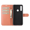 For Alcatel 1SE  2020 Litchi Texture Horizontal Flip Protective Case with Holder & Card Slots & Wallet(Brown)