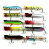 HENGJIA PO032 8cm/12g Simulation Hard Baits Fishing Lures with Hooks Tackle Baits Fit Saltwater and Freshwater (7#)