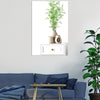 4pcs 42cm x 27cm Right Angle Models Rectangle Acrylic Mirror Stereo Wall Stickers(Black)