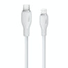 Baseus Pudding Series 20W Type-C to 8 Pin Fast Charging Data Cable, Length:2m(White)