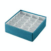 Foldable Drawer Clothes Storage Box, Spec: 24 Grids (Green)