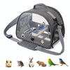 Portable Small Pet Carrier Bag Breathable Travel Cage for Bird, Rabbit, Hamster