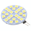 G4 24 LEDs SMD 5050 288LM 6000-6500K Stepless Dimming Energy Saving Light Pin Base Lamp Bulb, DC 12V(White Light)