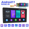A2799 10 Inch Android WiFi 2+32G Central Control Large screen Universal Car Navigation Reversing Video Player, Style:Standard+12Lights Camera