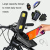 WILD MAN XT2S 1L EVA Hard Shell Mountain Bike Front Beam Bag Cycling Waterproof Phone Bag(Black)
