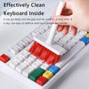 2 PCS 5 In 1 Earbud Cleaning Pen + Keyboard Cleaning Brush + Key Cap Puller(Red Black)