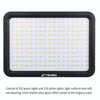 YELANGU YLG0504B 204 LEDs 1000LM 3300-5600K No Polar Dimmable Studio Light Video & Photo Light for Canon, Nikon, DSLR Cameras
