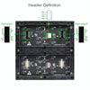 Waveshare RGB Full-Color LED Matrix Panel, 3mm Pitch, 64 x 64 Pixels, Adjustable Brightness
