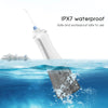 350ML Water Tank Oral Irrigator Rechargeable 5 Gear Adustable Water Flosser, Spec: With Bracket White