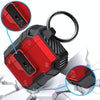 For AirPods 4 Non-slip  Armor Shockproof Earphones Case with Hook(Red)