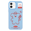 For iPhone 11 Skin Feeling Jelly TPU Hybrid PC Phone Case(Koala Blue)