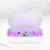 RQW-168 10W Wireless Charging Sterilization Box Smartphone Sterilizer UV Light Disinfection Cleaning Box(White)