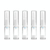 5 PCS Clear Empty Travel Portable Refillable Plastic Pump Bottle Containers, 5ml