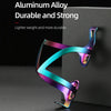 CYCLINGBOX Bicycle Aluminum Alloy Bottle Cage One-Piece Vacuum Plating Bottle Cage Bilateral Positive Opening Bottle Cage(Colorful)