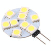 G9 9 LEDs SMD 5050 108LM 6000-6500K Stepless Dimming Energy Saving Light Pin Base Lamp Bulb, DC 12V (White Light)