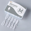 10pairs Of 100pcs/Box Frosted False Nails Artificial Tip, Shape: Medium Oval M