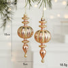 2pcs Christmas Decoration Christmas Tree Pendant Hanging Ornament, Style: Diced Radish