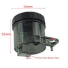 2 PCS Motorcycle Modified Parts Front Brake Oil Liquid Cup Direct Brake Pump Universal Oil Pot(Black)