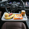 Multi-function Car Steering Wheel Computer Card Table Box Car Tray Desktop Computer Desk Car Laptop Table Dining Table Shelf Desk Auto Accessories(Grey)