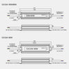 GEEPUT 220V To 24V LED Waterproof Power Supply Switch Transformer, Model: 2.1A 50W