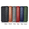 For Alcatel 1S 2021 Cubic Grid Pressed Horizontal Flip Magnetic PU Leather Case with Holder & Card Slots & Wallet(Blue)