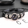 Twelve Constellations Multilayer Beaded Cowhide Bracelet, Style: Gemini Ordinary